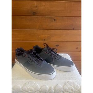 Dockers Men’s charcoal / Brown Casual Sneakers Shoes Men Size 9.5